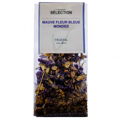 Mauve fleur bleue
Infusion Sélection - fleurs culinaire
QUALITE VEGETAL VIVA DERM