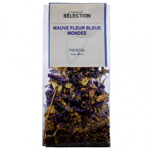 Mauve fleur bleue
Infusion Sélection - fleurs culinaire
QUALITE VEGETAL VIVA DERM