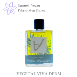 Huile de soin et de massage tonifiante et revigorante. Vegetal Viva Derm