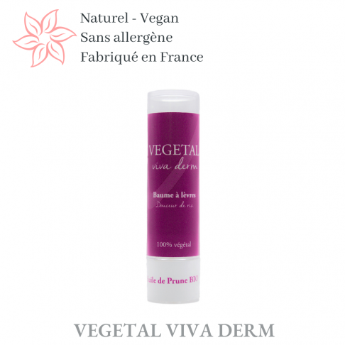 Soin des lèvres anti-âge. Vegan - 100% naturel - VEGETAL VIVA DERM