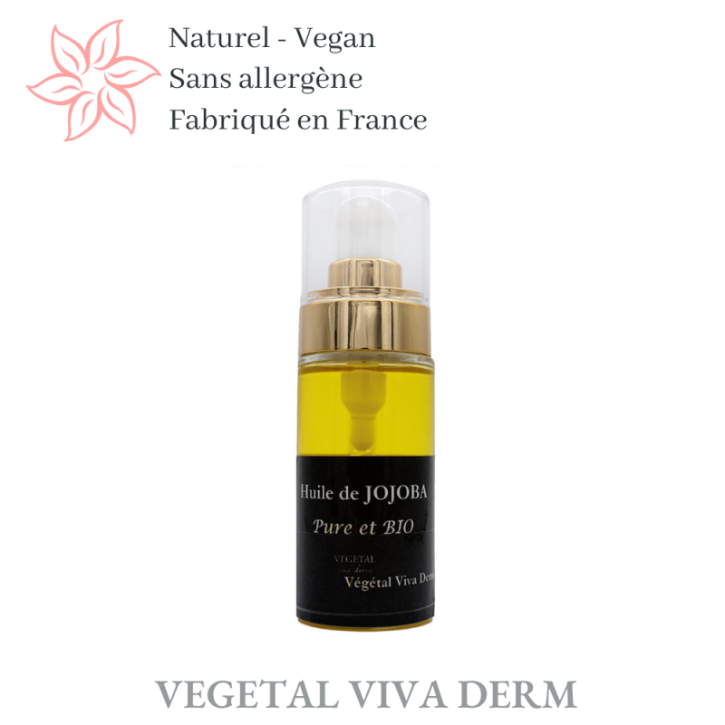 Huile pure et BIO de JOJOBA - qualité VEGETAL VIVA DERM