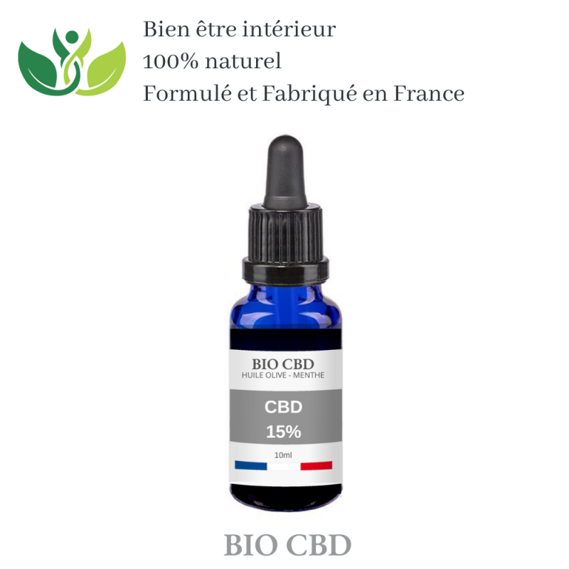 Pour une première expérience CBD choisissez notre huile CBD 15% par BIO CBD